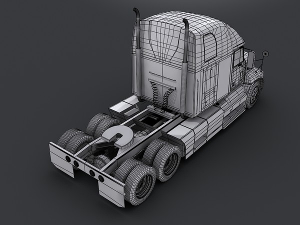 max mack truck - Mack Vision CX613 by Swan3DStudios